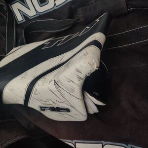 FLO Black and White Boxing Gloves